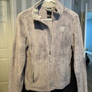 Small Northface Zip up grey